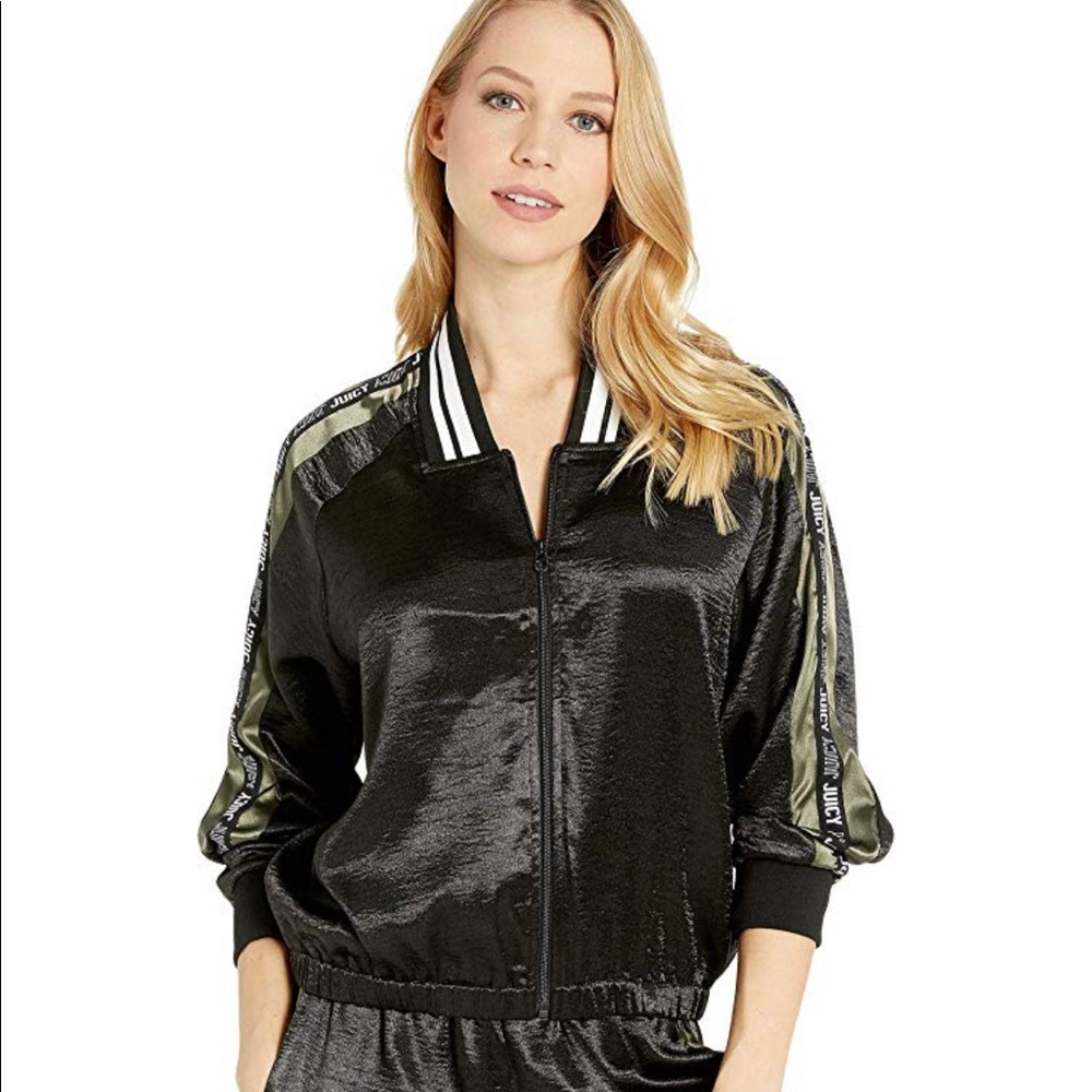 Juicy Couture satin bomber jacket NWT!